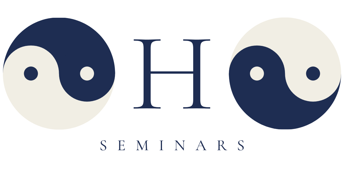 The OHO Seminars Logo which has 2 Yin Yangs as its main logo